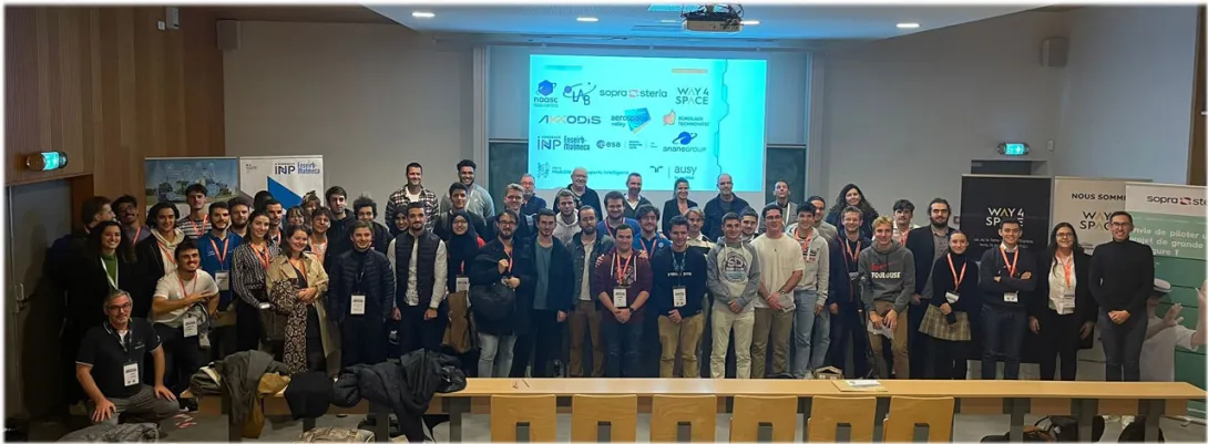 L'ENSEIRB-MATMECA a accueilli l’édition 2022 du hackathon Act In Space