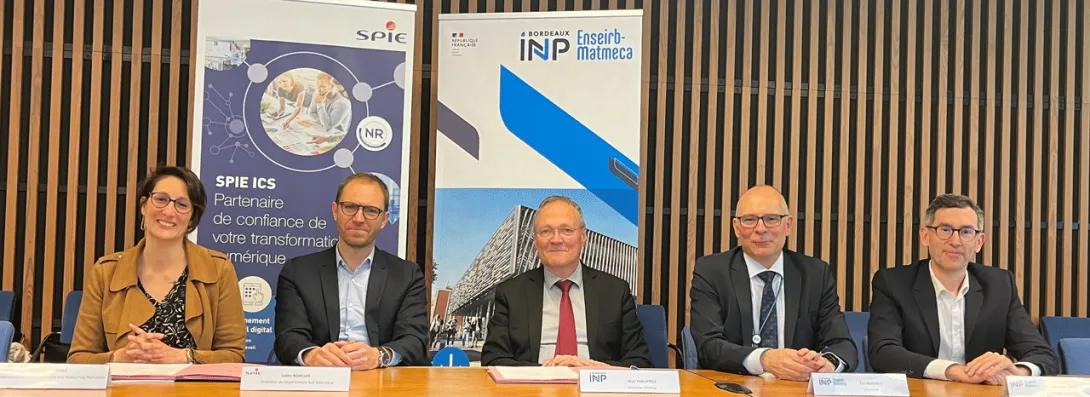 SPIE ICS et l'ENSEIRB-MATMECA officialisent leur partenariat ! 